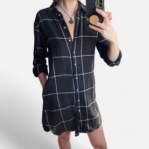 H&M flannel dress